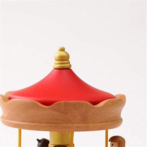 Alremo Huangxing-Merry-Go-Round Music Box Home Decoration Music Box Bauble Decoration Decoration Toy Toy Diden Trailts Home Decoration
