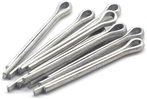 50pcs M1 Cotter Pin Baseonet Whistle Whistle Whistpin U-облик на Pin Steels Plug GB91 јаглероден челик галванизирана должина од 8мм-16мм