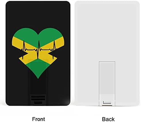 Љубовта Јамајка Чукање На Срцето КРЕДИТНА Картичка USB Флеш Персоналните Меморија Стап Клуч За Складирање Диск 32G