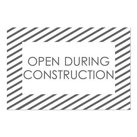 CGSignLab | Отвори За Време На Изградбата-Ленти Бели Прозорец Прицврстување | 27 x18