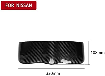 Dire обичај за Nissan 350Z Z33 Dry Carbon Fiber Style Instrument Panel Decorative Dash Cover Tuning Dest Car Modified Anterior Dashboard Додатоци,