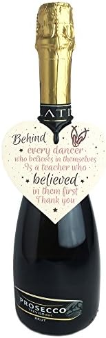 XLD продавница Ви благодариме за наставници по танцување Дрвени срце, специјално збогум подароци за нејзиниот знак за пријателство
