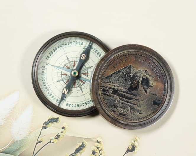 Месинг Сандијал Компас навигациски месинг компас поморски компас за подароци