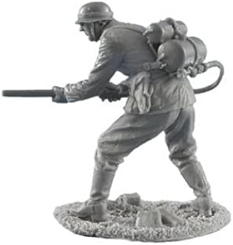 Goodmoel 1/35 WWII германски војник Борба против смола фигура / необјавен и необоен војник Минијатурен комплет / HC-077