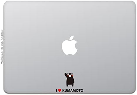 Kindубезна продавница MacBook Air/Pro 11/13 инчен MacBook налепница Кумамон верзија - Една рака брада мини големина Една рака брада мини големина