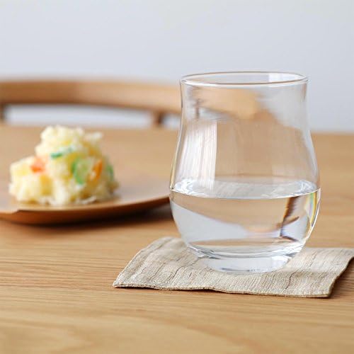 Стаклена чаша Адерија Б-5427, Тумблер, стакло со вкус, 7,8 фл., Сет од 3, јапонско стакло, стакло за раствор, чаша за раб, изработена