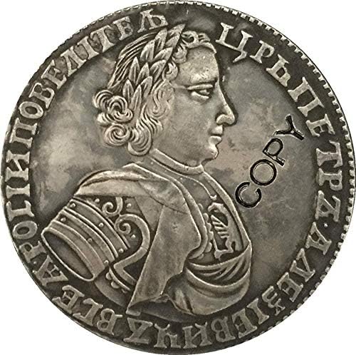 1706 петар I Русија Монетите Копираат Подароци за Собирање Копии од 35мм