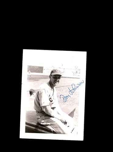 Дон nsонсон потпиша гроздобер оригинална 3x4 фотографија на Вригли Аутограм Чикаго Коцки