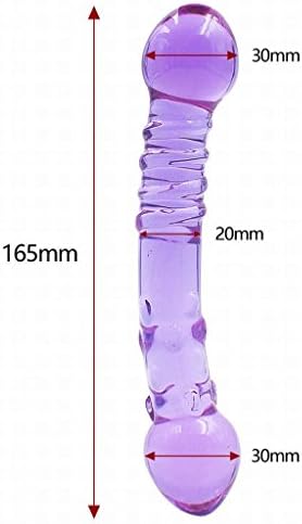 Nueod Crystal Glass Massage Stick стапче, алатка за самостојна масажа за масиво за жени за жени
