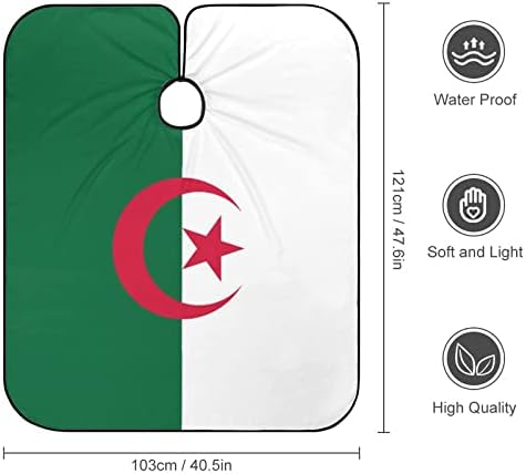 Алжир Знаме Бербер Кејп Професионална Фризура Престилка Симпатична Коса Сечење Кејп За Момчиња Девојки