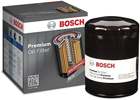 Bosch 3312 Premium Oil Filter со технологија за филтрирање на филтрирање - компатибилен со Select Acura, Chrysler, Dodge, Genesis, Geo, Honda, Hyundai, Isuzu, Kia, Mazda, Mitsubishi, Scion, Subaru, Toyota