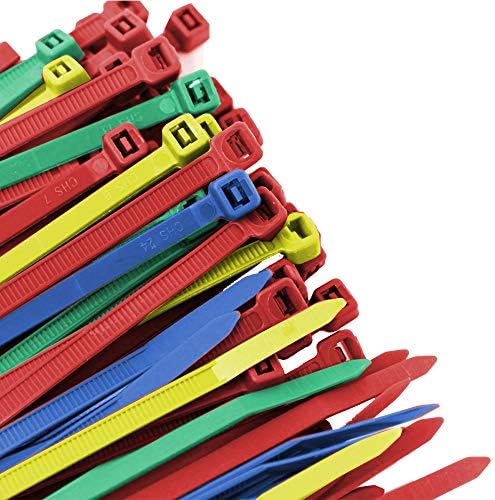 Pro Tie AC11SD100 11,8-инчи разновиден стандарден кабел за бојадисување во боја, разновиден најлон, 100-пакет