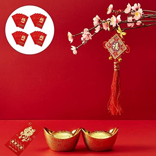 Свадбени Пликови Кинеска Нова Година Црвени Пликови: 24 парчиња Кинески Плик За 2022 Година Хонг Бао Среќни Пари Црвен Пакет За Кинески Новогодишен