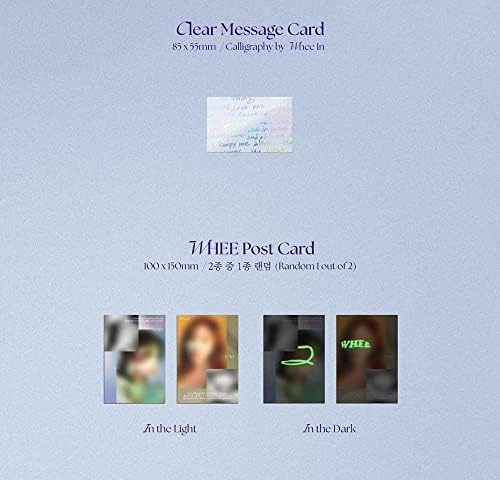 Mamamoo Wheein Whee Whee 2 -ри мини албум ЦД+Photobook+PhotoCard+Clear Message картичка+Погледница+Следење KPOP Запечатен