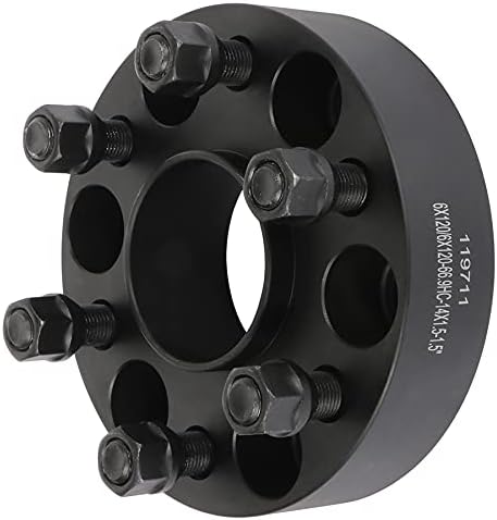TUPARTS 1.5 Hubcentric Тркало Растојанија 6 Lug 6x120mm Тркала Растојанија Колекции со 14x1, 5 Столпчиња се вклопуваат за 2015-2019