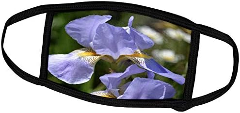 3дроза Пс Цвеќиња-Убава Лаванда Ирис Цвеќиња-Пролетна Градина Цветни-Маски За Лице