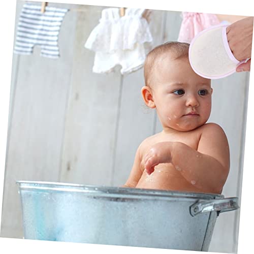 Healvian 2 парчиња сунѓер бања избришете го телото на ракавици за ракавици сунѓери за чистење на туш, топки за туширање, туш пуф, ексфолирачки