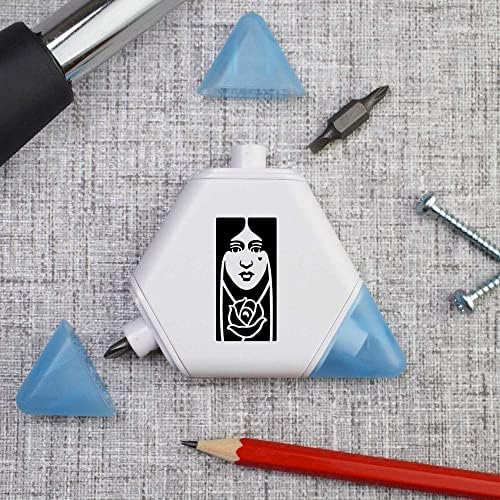 Компактна мулти -алатка на Azeeda 'Face & Rose' Compact DIY