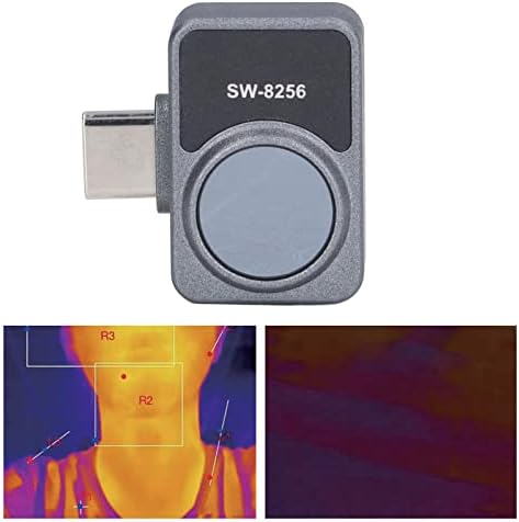 Кинлорго Термичка Камера, Мала Компактна, Двојна Светлосна Функција USB Тип C Термичка Слика Алуминиумска Легура За Реновирање