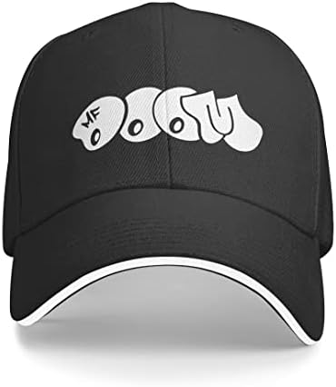 MF Doom Hat Hip-Hop Rap тато шап мажи жени унисекс бејзбол капа прилагодливи капачиња црно