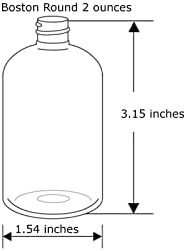 24 пакет - 2 мл - Амбер Бостон Пластични шишиња - Атомизатор на бела фино магла - За есенцијални масла, парфеми, производи за чистење