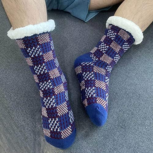 Womenените влечки нејасни чорапи меки пријатна кабина топло порибување зимско меко густо удобно активно руно топло нелизмење домашни чорапи