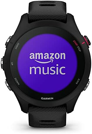 Garmin Forerunner® 255S музика, помал GPS што работи паметен часовник со музика, напредни увид, долготрајна батерија, црна