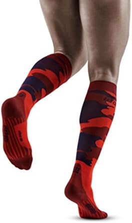 Компресија со висока трчање на мажите на ЦЕП - атлетски долги чорапи за перформанси