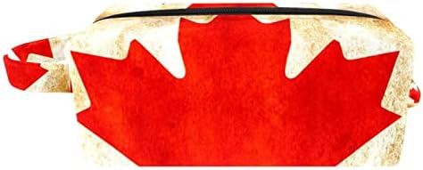 Тоалетна Торба, Козметичка Торба За Шминка За Патувања За Жени Мажи, Канадски Јаворов Лист Гроздобер