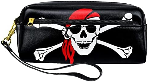 Пиратски череп молив кутија кутија за пенкало за тинејџери за канцелариски држач за канцелариски садови