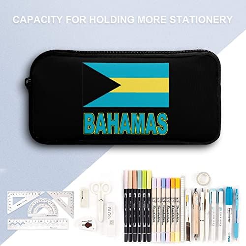 Гордоста на знамето на Бахамса, печатено молив за молив, држач за држач за торбичка за торбички за канцелариски кутии за складирање на