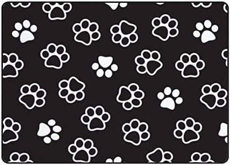 Tsingza Soft килим со големи површини, шема на кучиња удобен затворен тепих, бебе игра за бебиња за дневна соба спална соба расадник за
