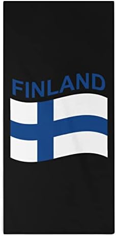 Знаме на Финска микрофибер рачни крпи Супер апсорбирачки крпи Брзо суво миење на миење садови