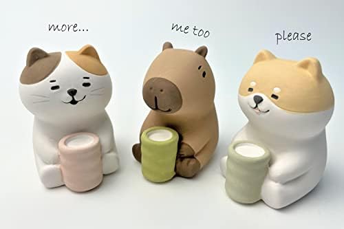 Animalsивотните од пиење чај од камен [дизајнирани во Јапонија] Не електричен пасивен дифузер за есенцијално масло и ароматерапија