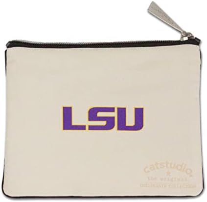 Catstudio Луизијана Државниот Универзитет Колегиум Патент Торбичка Чанта | Држи Вашиот Телефон, Монети, Моливи, Шминка, Куче Третира, &засилувач;
