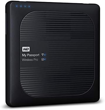 WD 3TB Мојот Пасош Безжичен Про Пренослив Надворешен Хард Диск, Wifi USB 3.0-WDBSMT0030BBBK-NESN