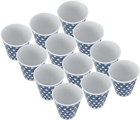 12-пакувања со млеко чаша против меламин меламин сина точка за јадење домашно јадење сет многу практични и убави и издржливи