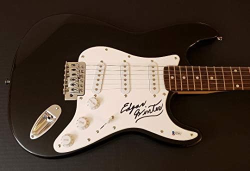 Едгар Зимска рака потпиша автограмирана електрична гитара рок легенда Бекект H76027