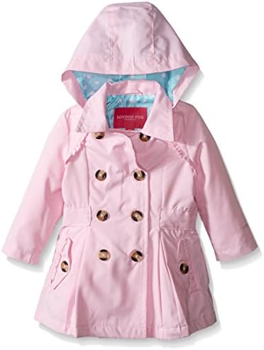 Лондон магла бебешки девојчиња лесни ровови со ров јакна од палто