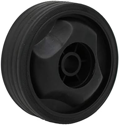Нов Лон0167 4 1/2 Избрана Диа Пластични Тркала сигурна ефикасност Поправка Дел Црна 2 парчиња За Компресор За Воздух