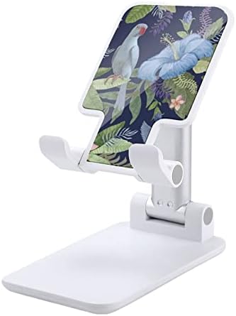 Акварела хибискус и плумерија Цвеќиња Печати мобилен телефон штанд компатибилен со таблетите за прекинувач за iPhone, прилагодлив