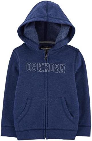 Oshkosh B'Gosh Baby Boys Logo Hoodie, Indigo Blue, 18 месеци