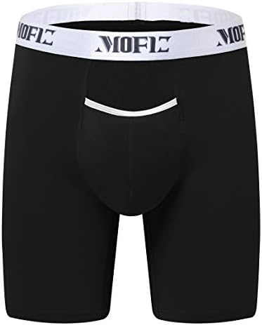Boxинши машка долна облека боксер брифира ултра удобно удобно дишење бамбус боксерски брифи со 3 пакувања