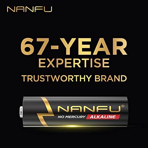 Нанфу високи перформанси ААА алкални батерии 48 сметаат долготрајни за уредите за домаќинства…
