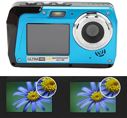 HD дигитална камера, батерија 1700mAh Батерија 4.8K 56MP Камера со двојна екран Континуирано снимање за дневна фотографија