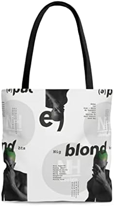 Естетска торба за тотални за жени и мажи торбички торбички за купување Френк училиште рамо океански кесички за еднократна употреба на намирници, русокоса русокоса