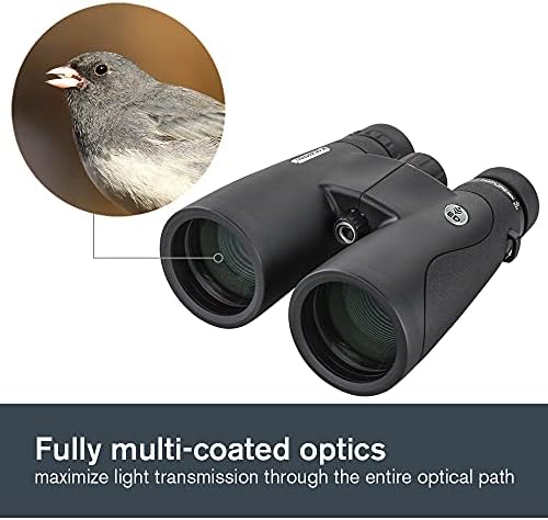 Celestron-Nature DX ED 12x50 Премиум двогледи-Екстра-ниски објективни леќи за дисперзија-излез и двогледи на птици-повеќе-обложени со призми на