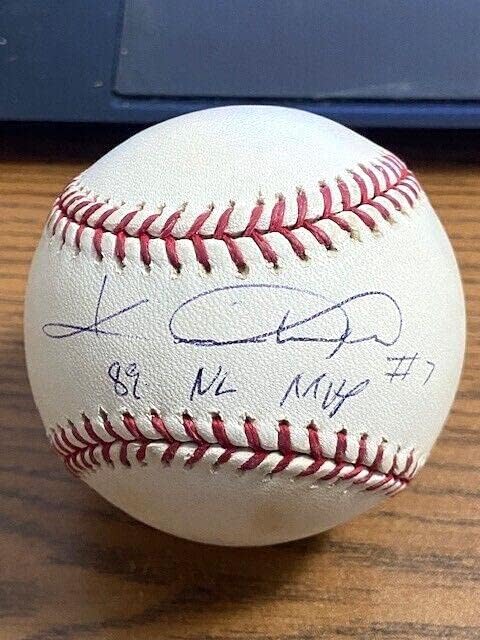 Кевин Мичел 2 потпиша автограмиран ОМЛ Бејзбол! Метс, гиганти, црвени! Тристар! - Автограмирани бејзбол