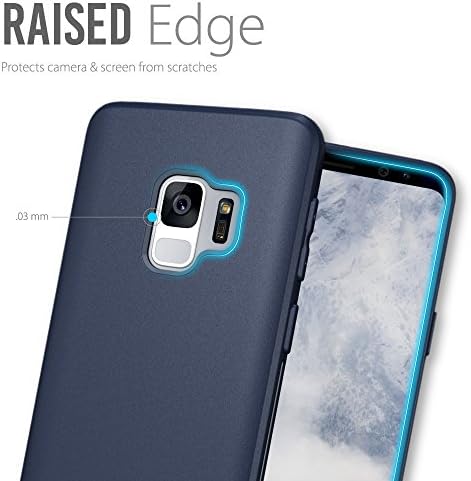 Case Galaxy S9, Tudia [Arch S Series] Soft TPU браник шок апсорбира целосна капка на телото отпорна на тешка заштита на тешкиот