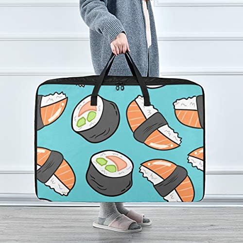 Н/ А Торба За Складирање Со Голем Капацитет-Суши Јапонска Храна Јорган Облека Организатор Декорација Плакарот Патент Подвижна Торба